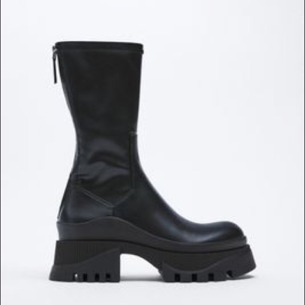Zara Lug Sole Ankle Boots